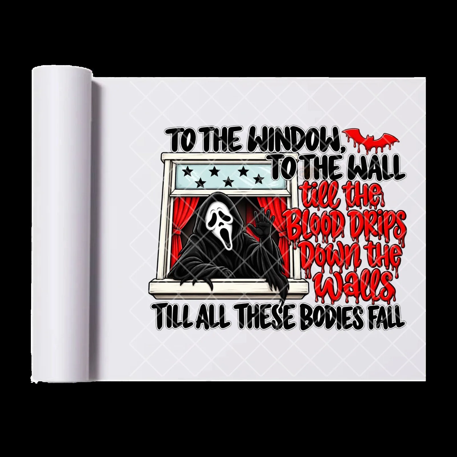 Scream Ghostface To The Window To The Wall Halloween Horror Movie T-Shirt