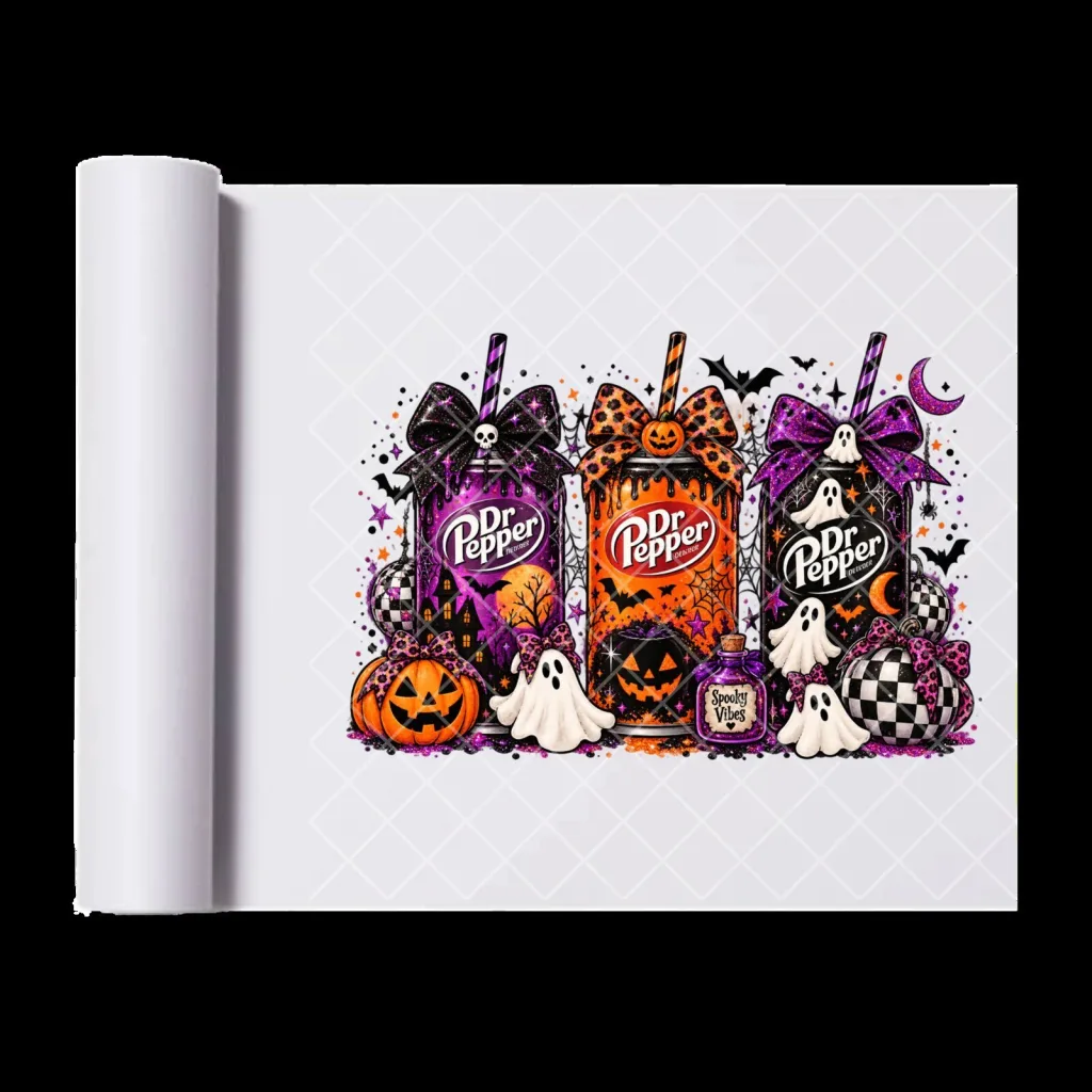 Dr Pepper Halloween Spooky Vibes Cans Ready To Press Print Transfer Dr Pepper Halloween Spooky Vibes Cans Ready To Press Print Transfer