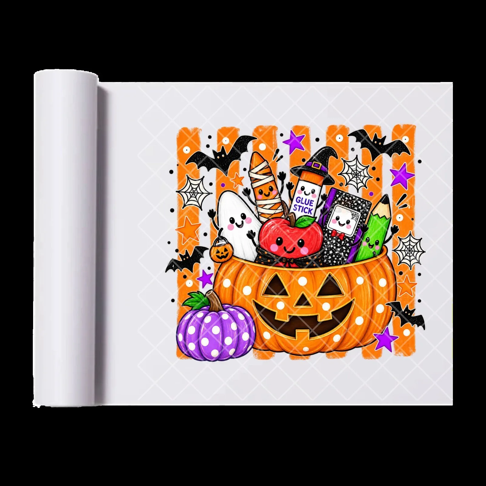 Teacher Halloween Pumpkin Supply Parade Ready To Press Print Transfer