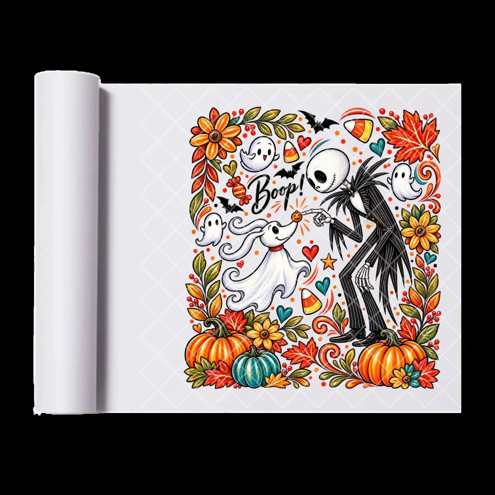 The Nightmare Before Christmas Jack Skellington Zero Boop Halloween T-Shirt