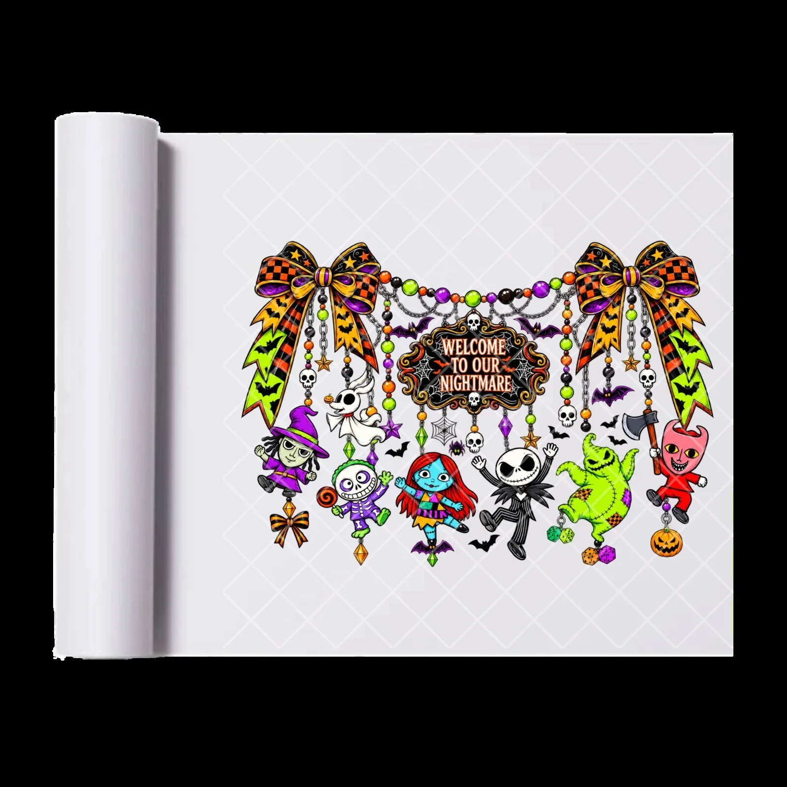 Welcome To Our Nightmare Halloween Charms Ready To Press Print Transfer 5 Welcome To Our Nightmare Halloween Charms Ready To Press Print Transfer