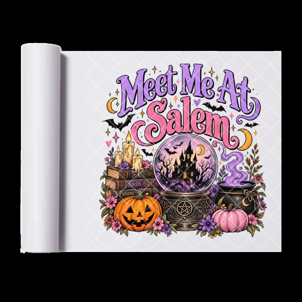 Meet Me At Salem Town Halloween Witchy Crystal Ball Pumpkin Heat Transfer Meet Me At Salem Town Halloween Witchy Crystal Ball Pumpkin Heat Transfer