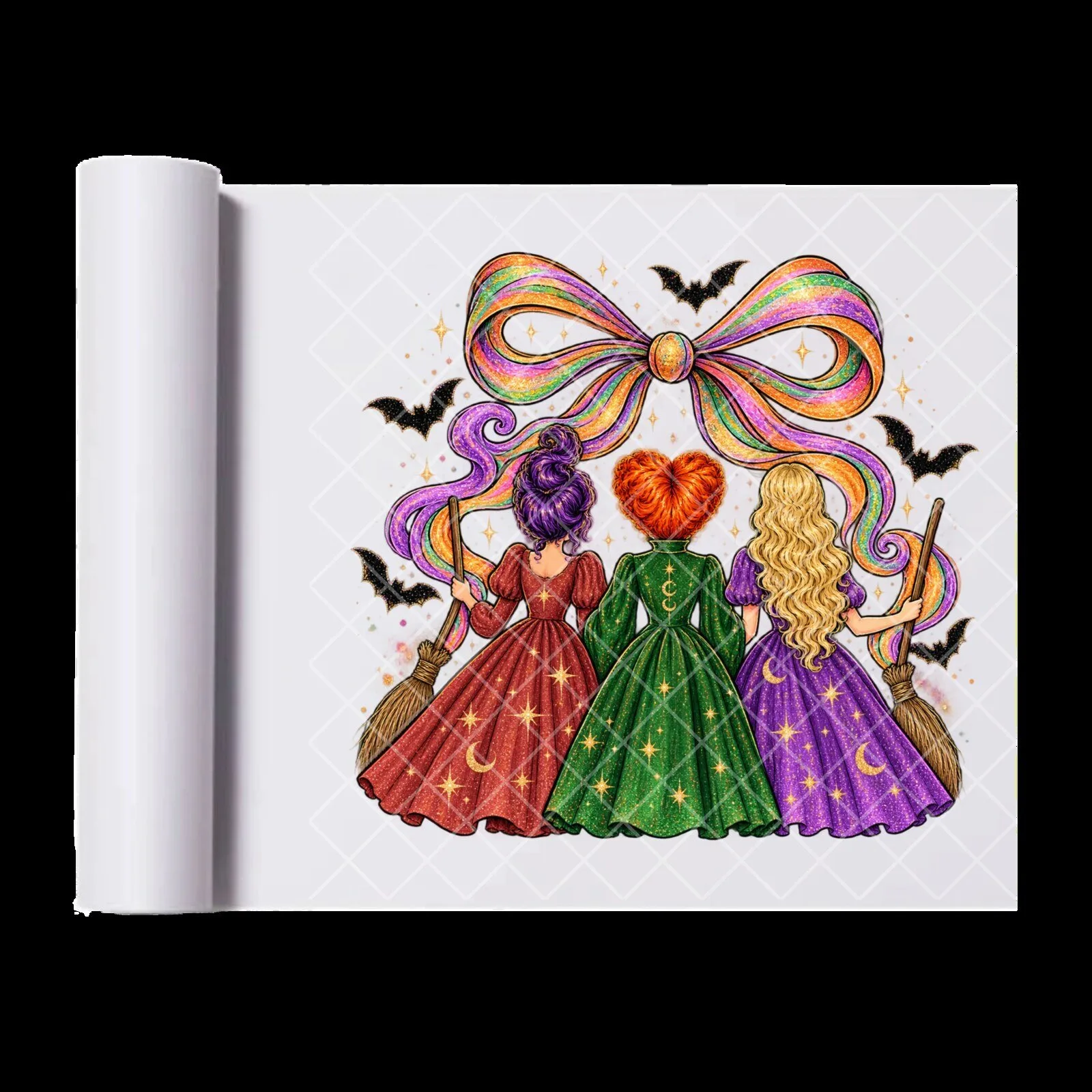 Hocus Pocus Sanderson Sisters Halloween Witches Heat Transfer Vinyl Iron-On Decal